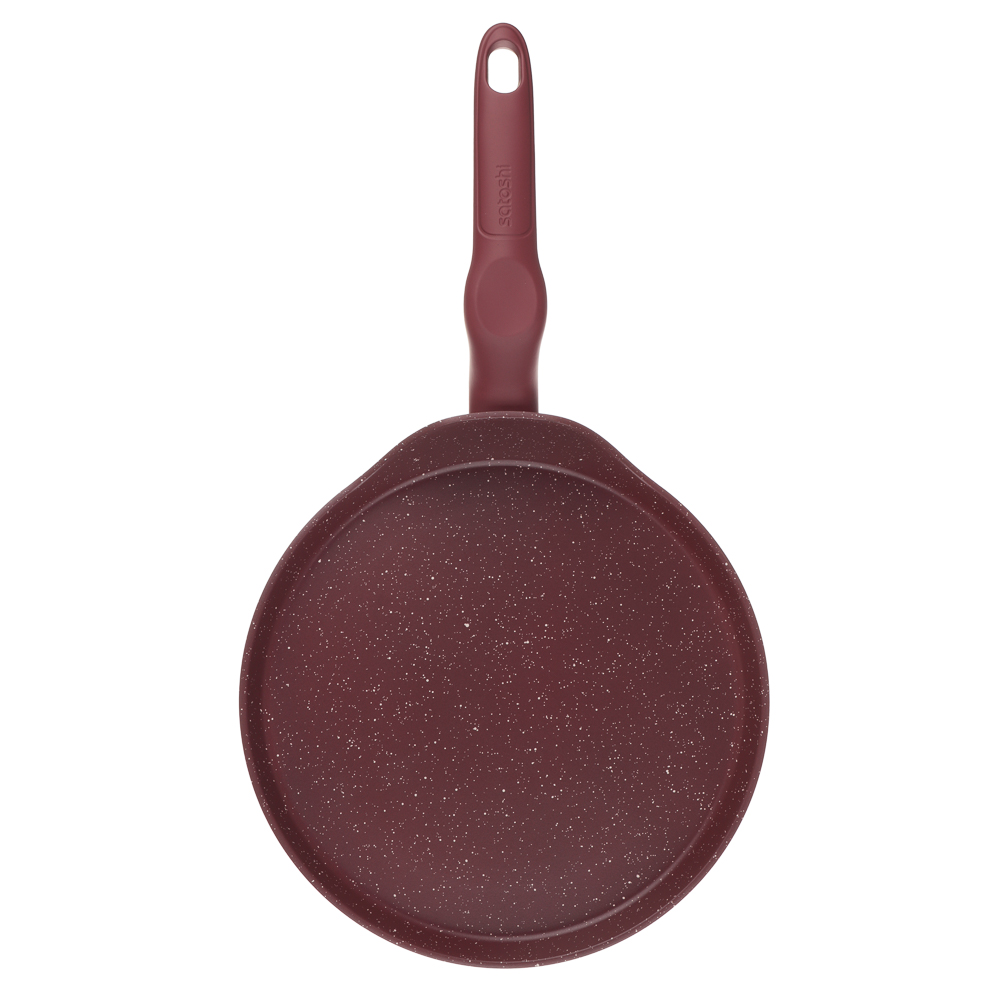 Сковорода литая блинная тм SATOSHI Мари d24см, антипригарное покрытие мрамор, индукция, 3 цвета - #6