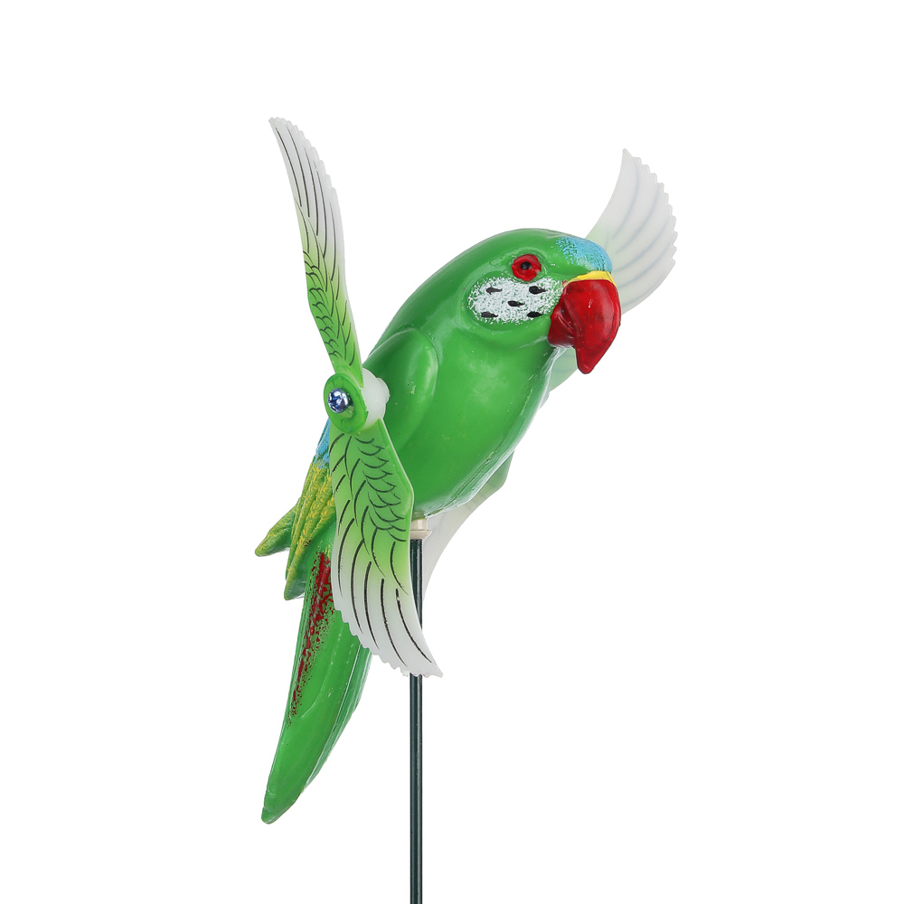 Фигурка на стержне "Попугай" тм INBLOOM, 15х4х60см, пластик, металл - #2