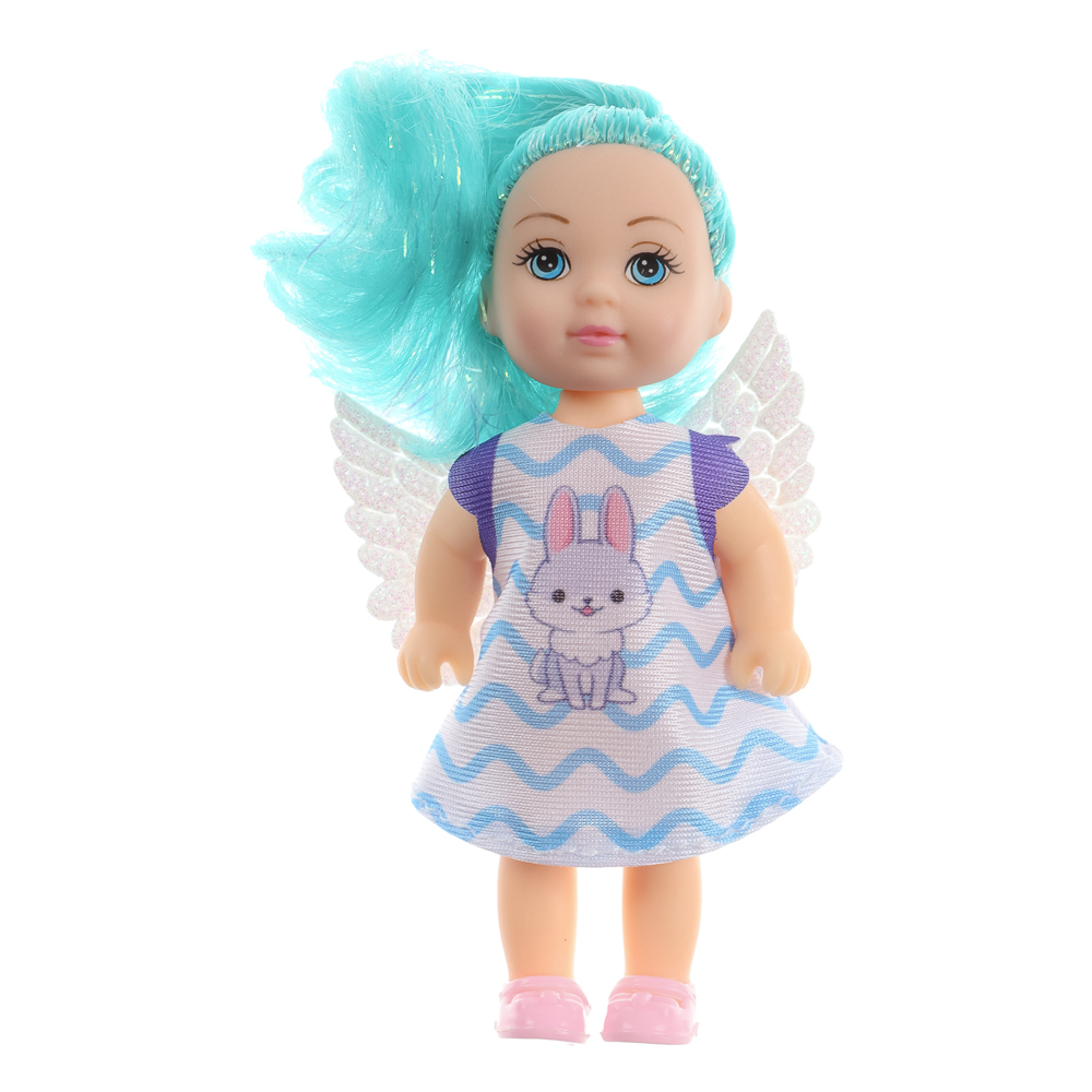 ИГРОЛЕНД Кукла с крылышками и цветн.волосами, 11 см, ABS, PVC, полиэстер, 13,5х4,5х18 см, 6 дизайнов - #3