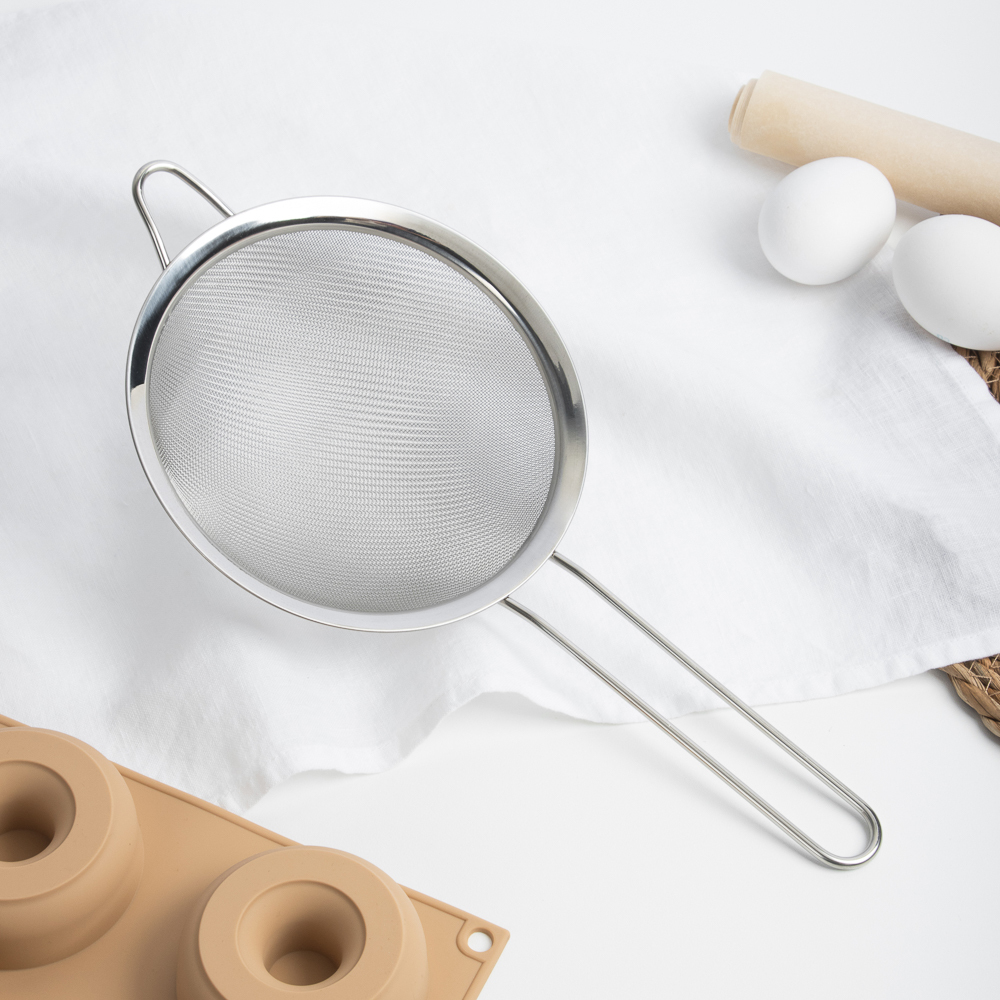 VETTA Сито с ободом и ручкой 16см, нерж.сталь - #6