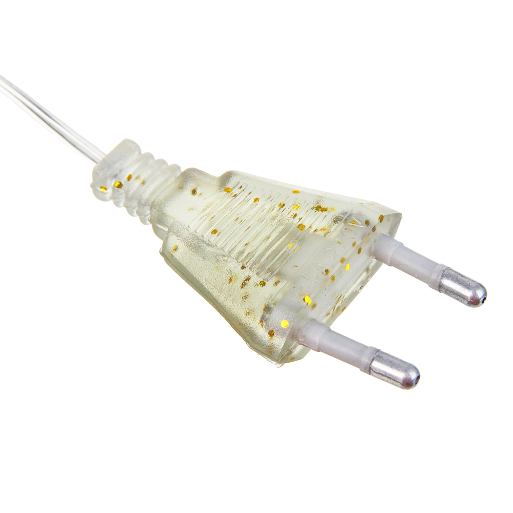 СНОУ БУМ Гирлянда эл. занавес 300 LED, 3х3м, 10 нитей, шампань, 8 реж, 220В - #3