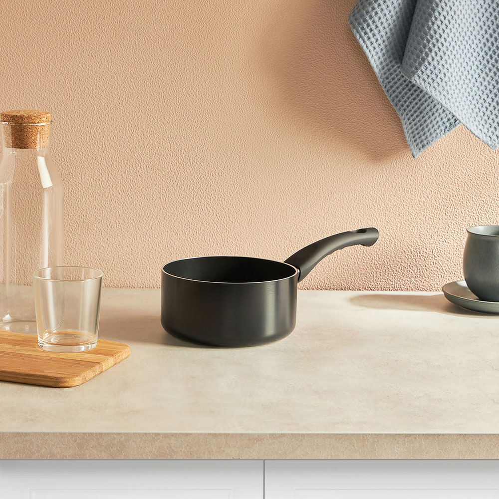 SATOSHI Графит Ковш d16х8см, антипригарное покрытие, индукция - #12