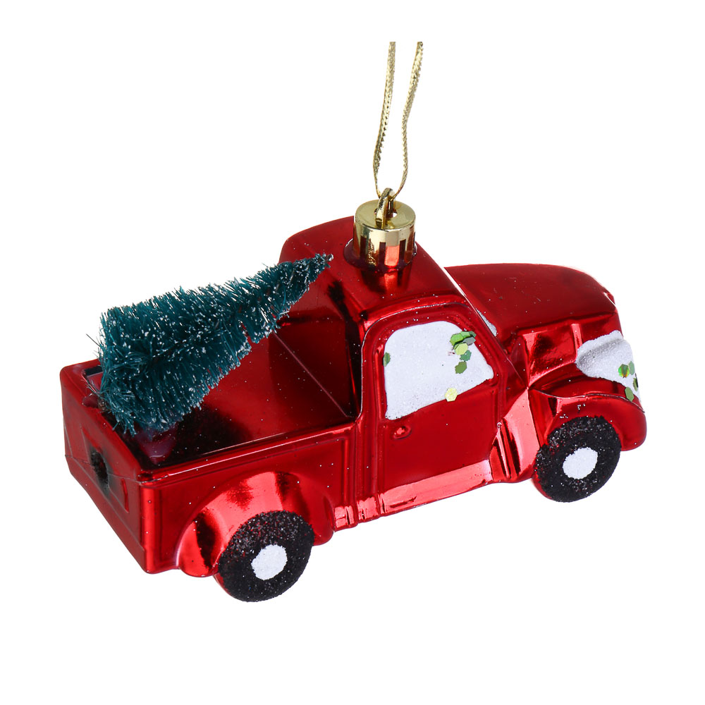 СНОУ БУМ Подвеска декоративная, "Машинка", 11х5,3х6,5см, пластик - #3