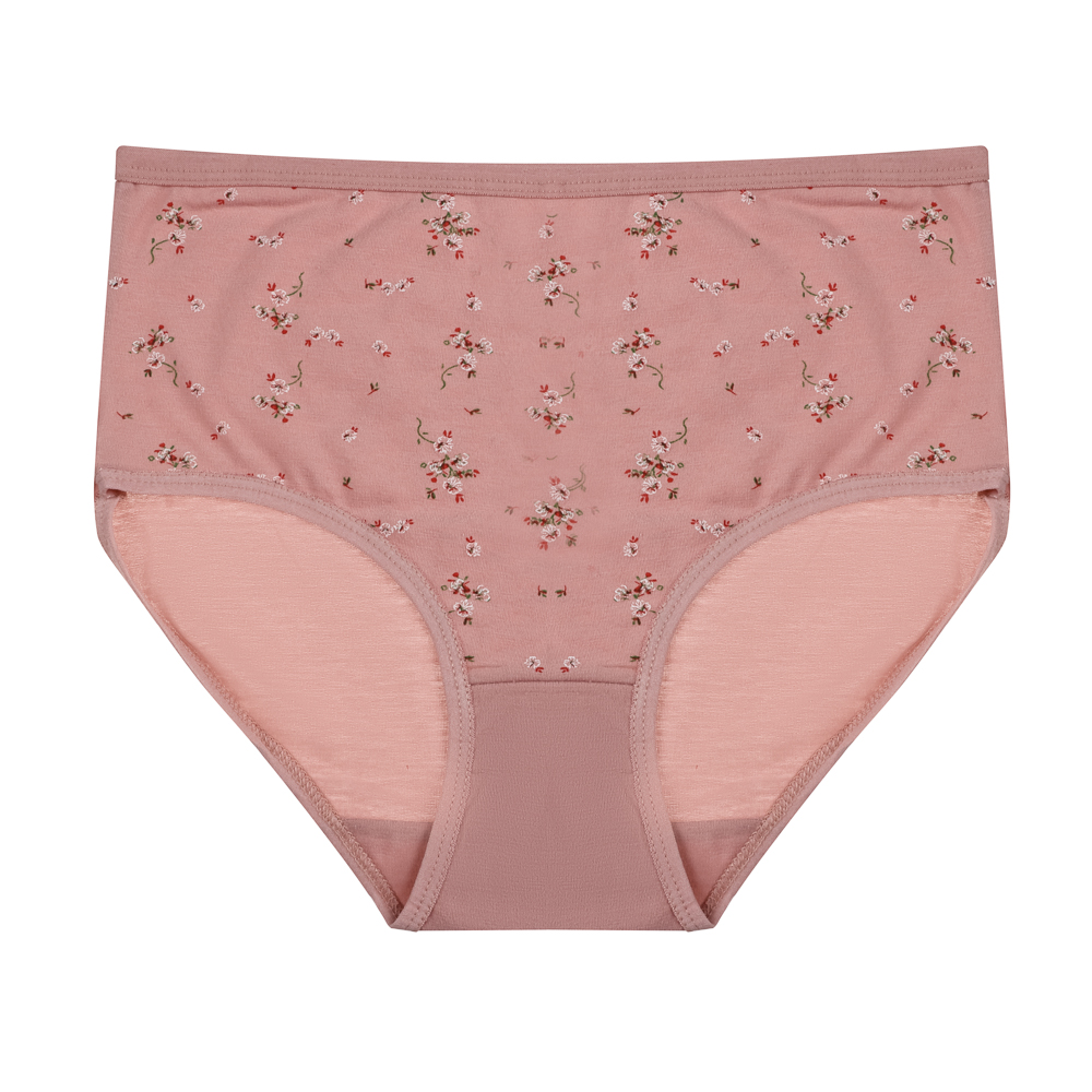 Трусы женские макси с принтом, р.50-52, 95% хлопок, 5% спандекс, Cotton #6001 - #10