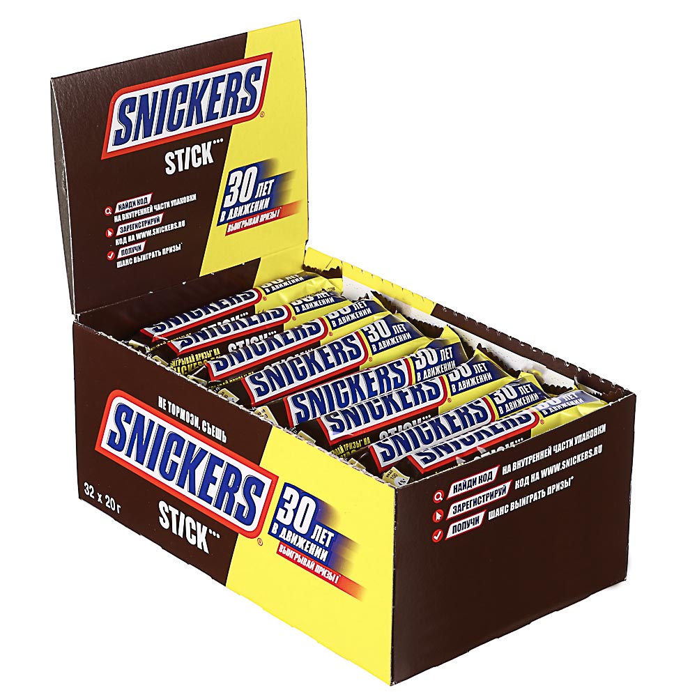 Шоколадный батончик СНИКЕРС STICK 20г - #2