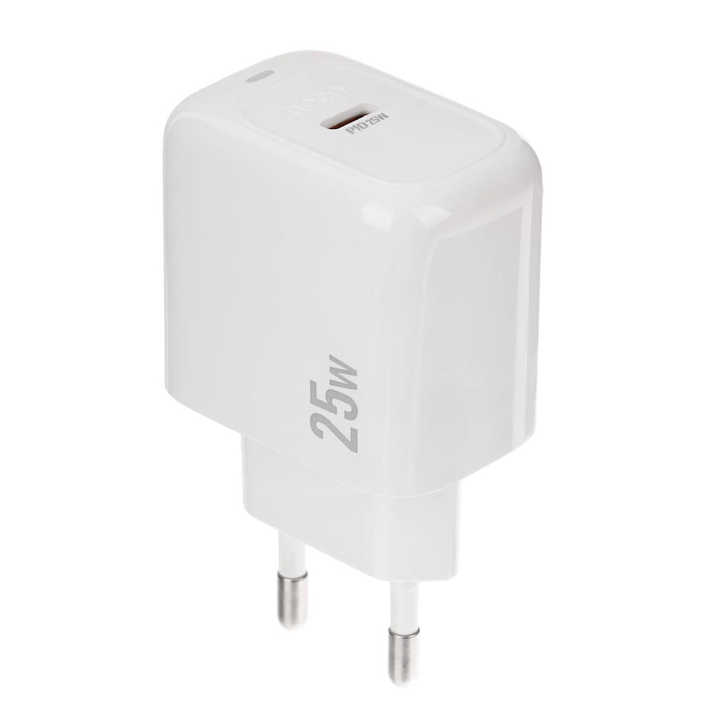 hoco. Зарядное устройство модель CS53A, USB-С 25W, цвет: белый - #14