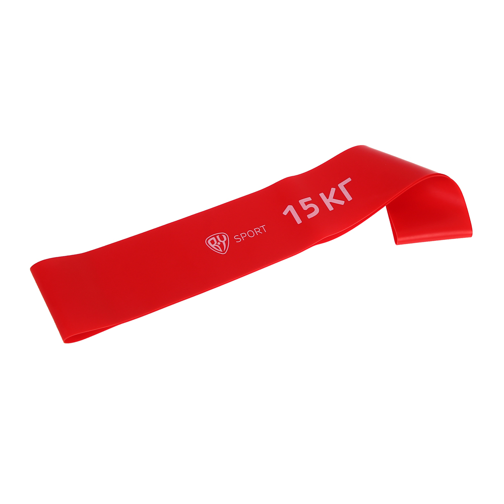 Фитнес-резинка тм BY SPORT, 15кг, 30х5х0,07см, латекс - #3