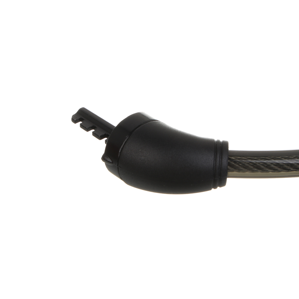 Замок велосипедный тм BY SPORT, противоугонный, тросовый, кодовый, 800х12мм, металл, пластик, черный - #5