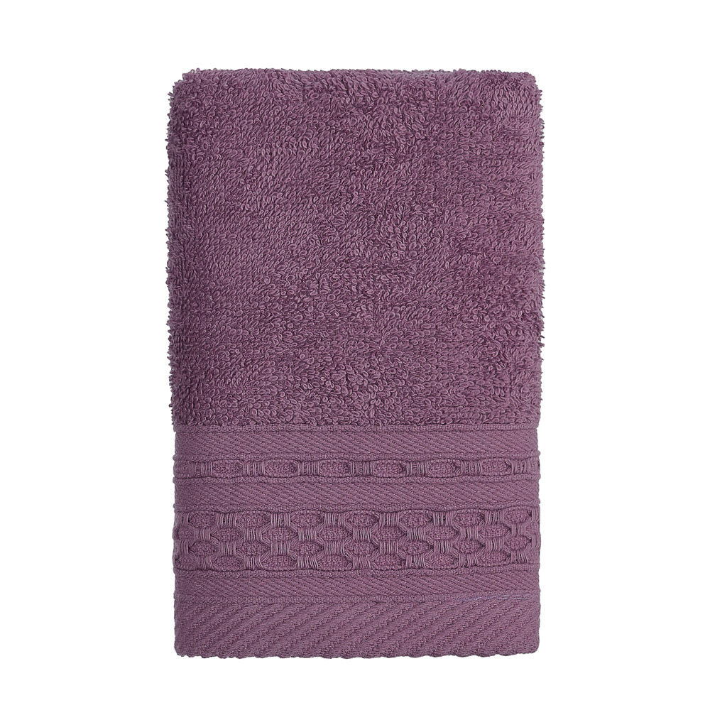 PROVANCE Хейзел Полотенце махровое, 100% хлопок, 30х50см, 400гр/м, сливовый - #8