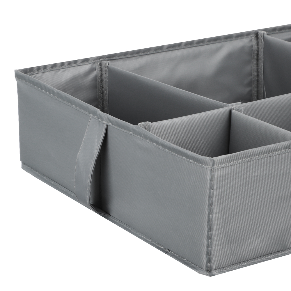 VETTA Органайзер, 7 отделений, 40х30х10 см, Швеция, полиэстер серый - #4