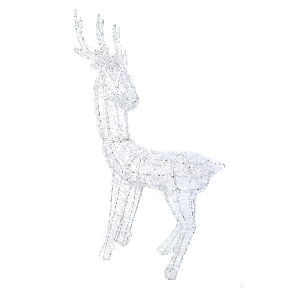 СНОУ БУМ Олень, 160 LED, 83 см, белый, постоянное свечение - #2