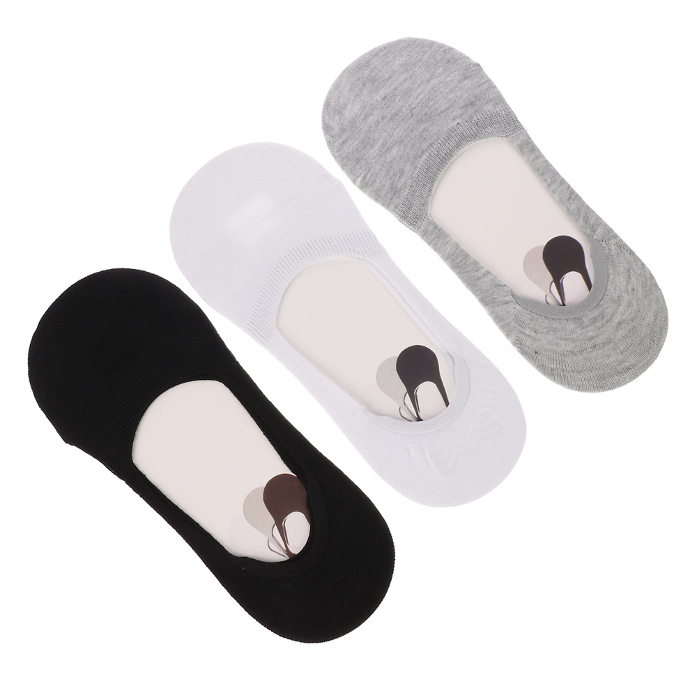 Носки-подследники женские, р.37-41, 88% хлопок, 10% полиамид, 2% эластан, тм Алия, разноцв., # 35218 - #3