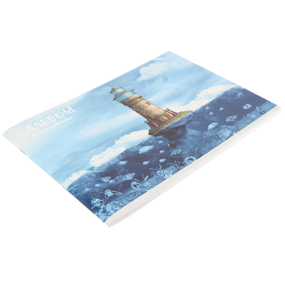 ClipStudio Альбом для рисования A4 40л., офсет 90г/м2, обл. картон, скрепка, 4 дизайна - #7