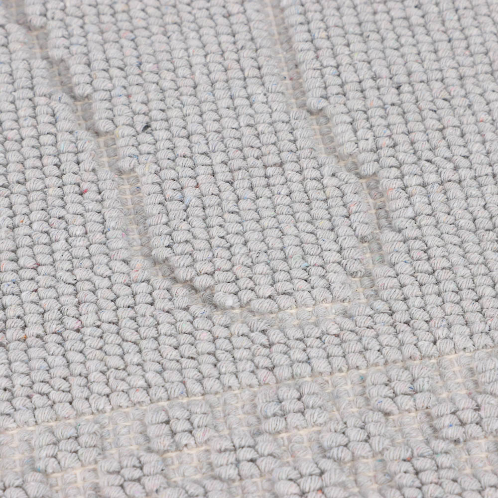 Коврик петельный, хлопок, 60x40см, одинарный, серый - #3