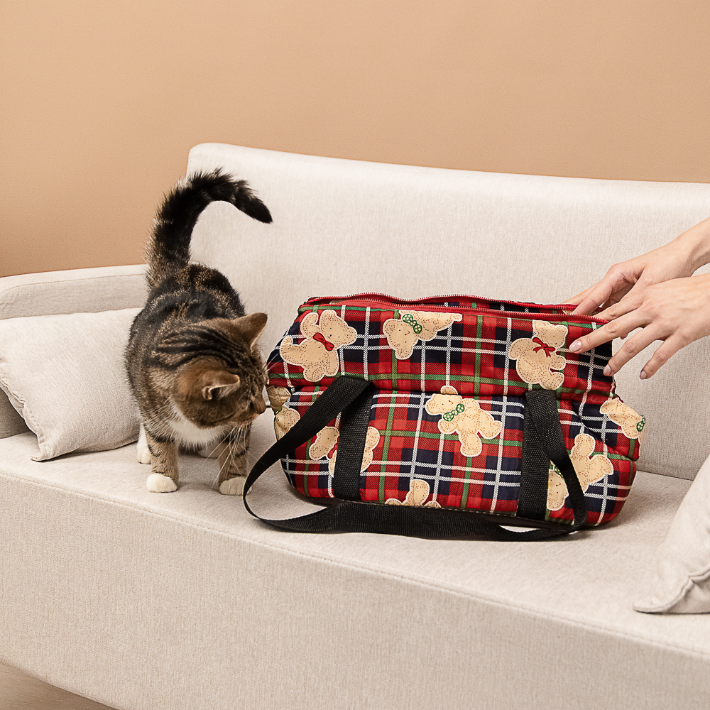 VETTA Сумка-переноска для домашних животных, ПЭ, хлопок, 35х20,5х21,5 см - #17