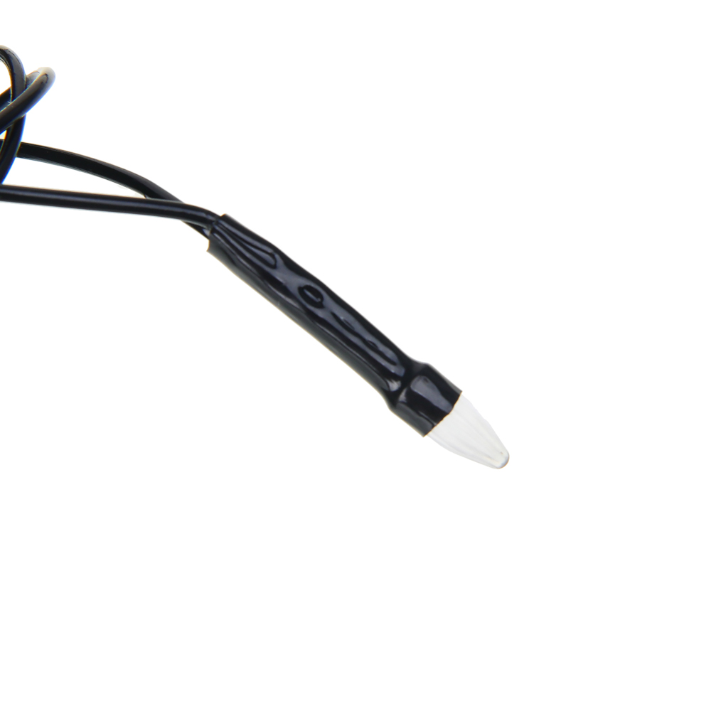 СНОУ БУМ Гирлянда эл. вьюн 10м, 100LED, шампань, режим стробоскоп, ПВХ черный, 220В - #2