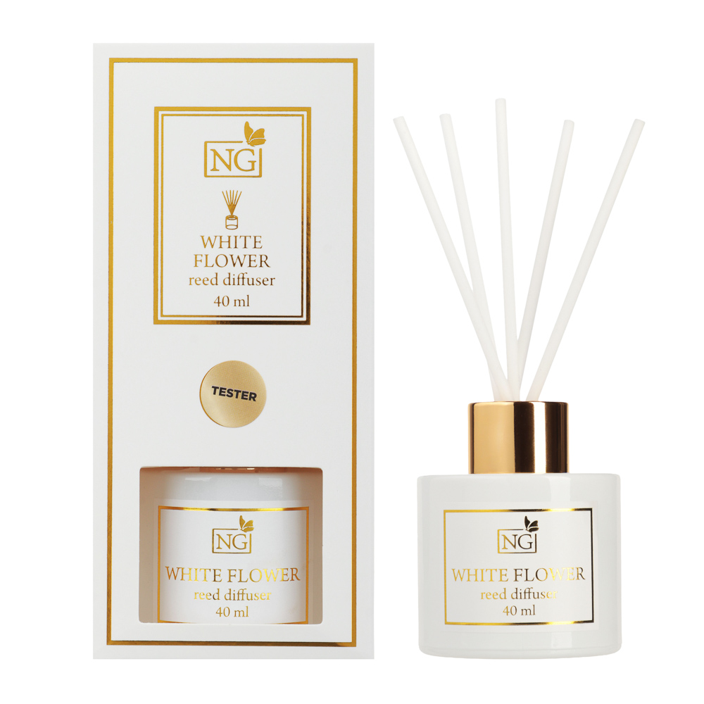 NEW GALAXY Диффузор LuxWhite, 40 мл, White flower - #1