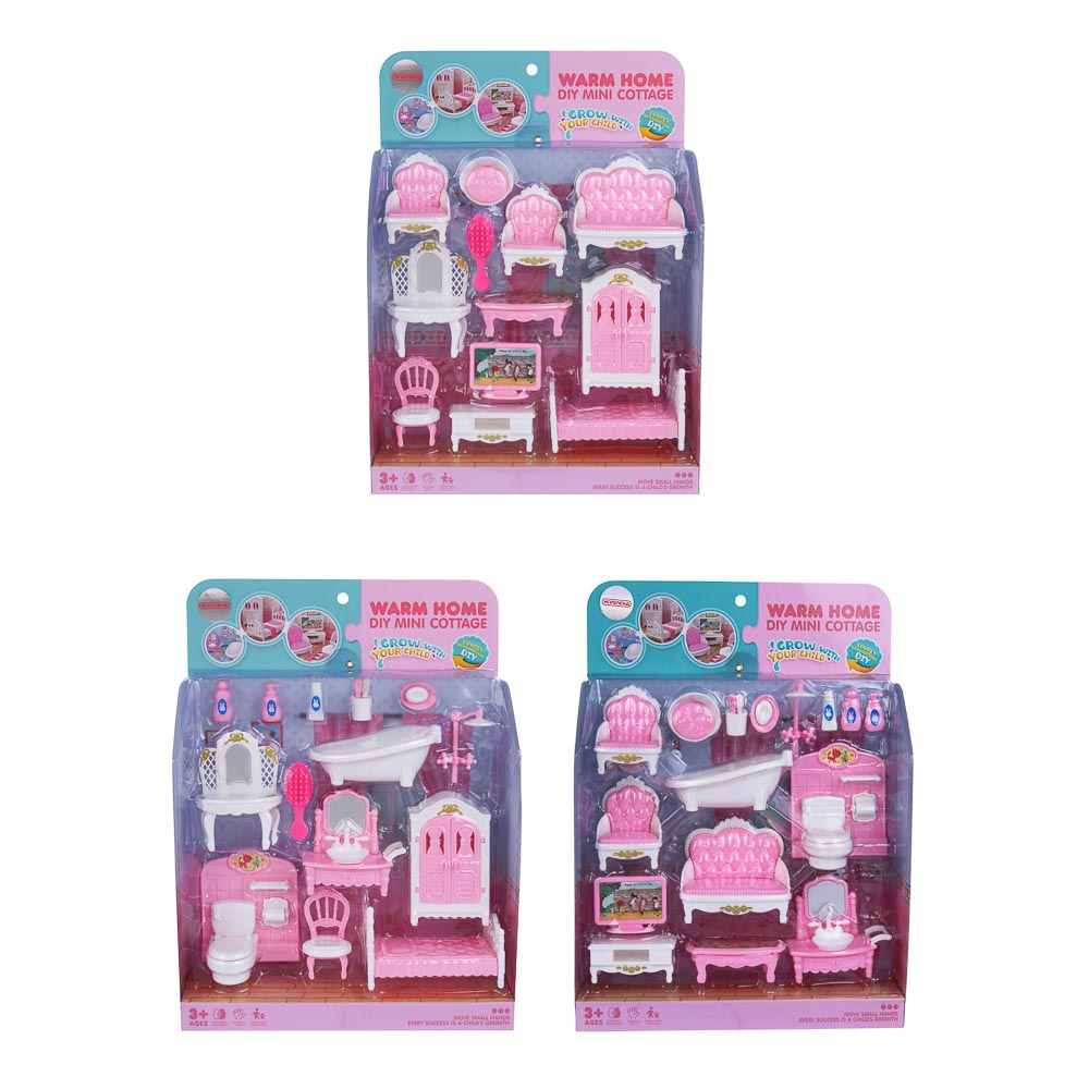 ИГРОЛЕНД Мебель для куклы, ABS, картон, 23х7х30,5 см, 3 вида - #3