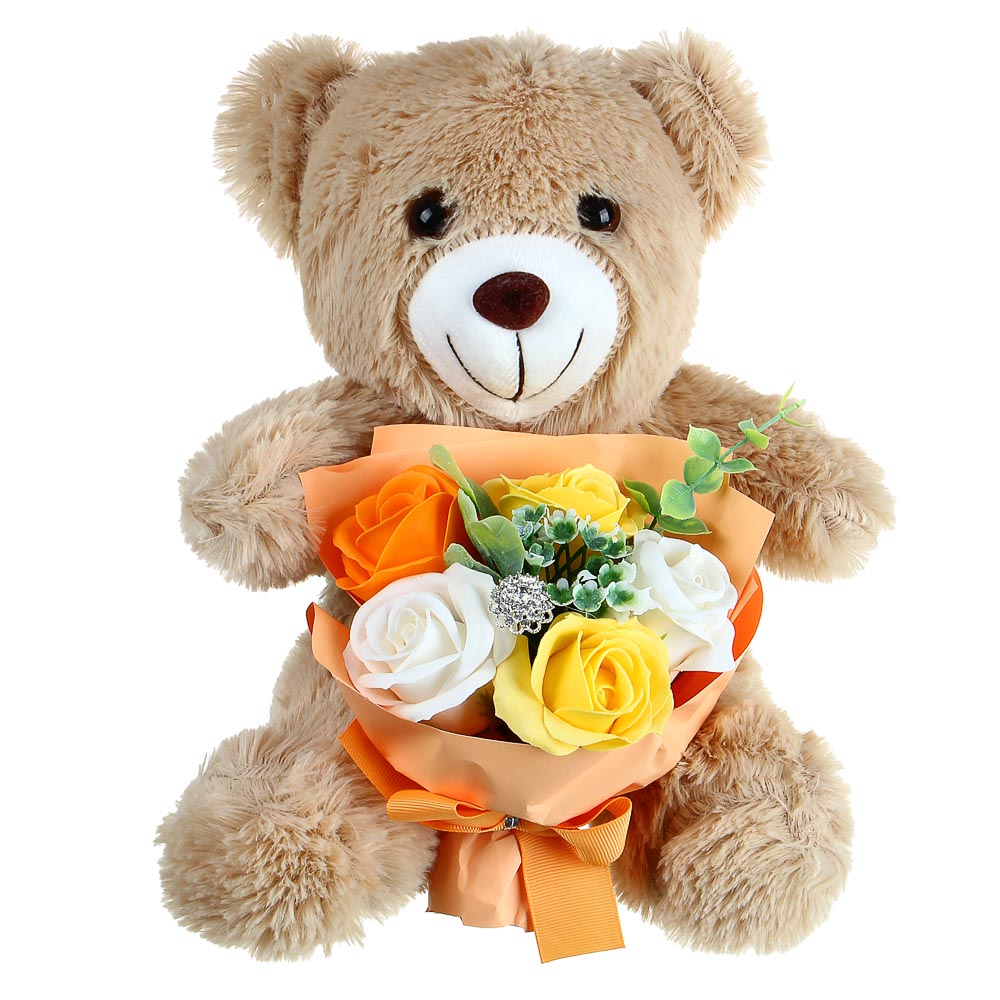 Ароманабор Ladecor, букет роз с плюшевым медведем - #2