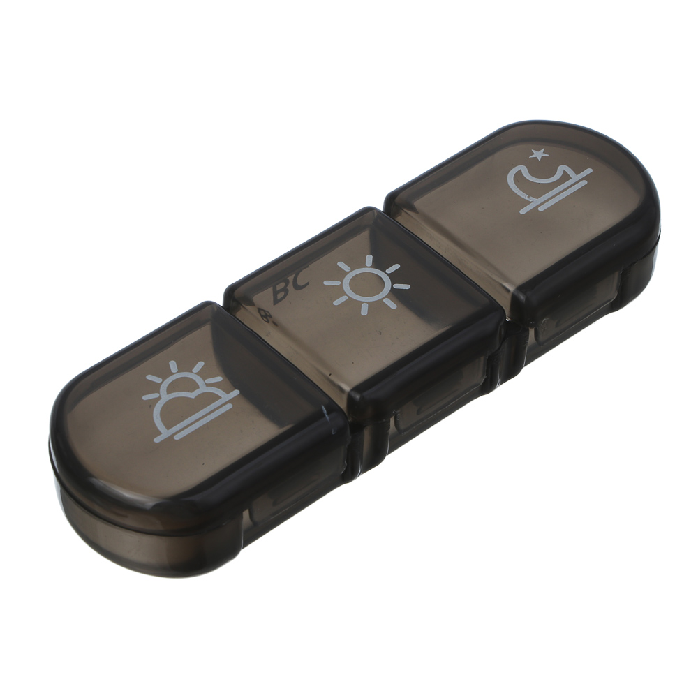 Бокс для таблеток тм VETTA, 21 ячейка, пластик, 15.6x12x4.2см - #4