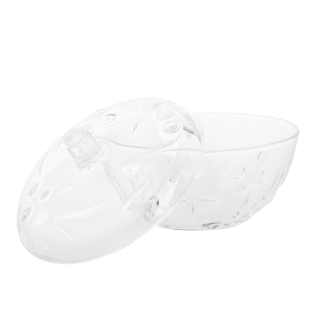 PASABAHCE Перла Сахарница с крышкой 140мм 500мл, стекло, 97236B - #4