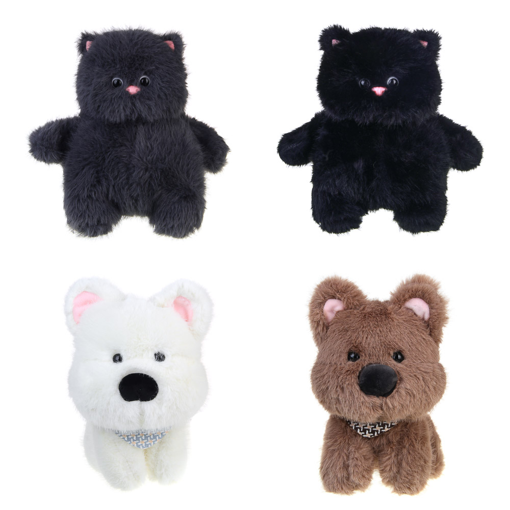 ИГРОЛЕНД Игрушка мягкая "Зверята", 20-23 см, полиэстер, 4 диз. - #1