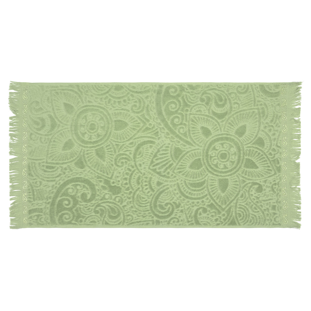 PROVANCE Эвкалипт Полотенце махровое, 100% хлопок, 50х90см, 450гр/м, зеленый - #10