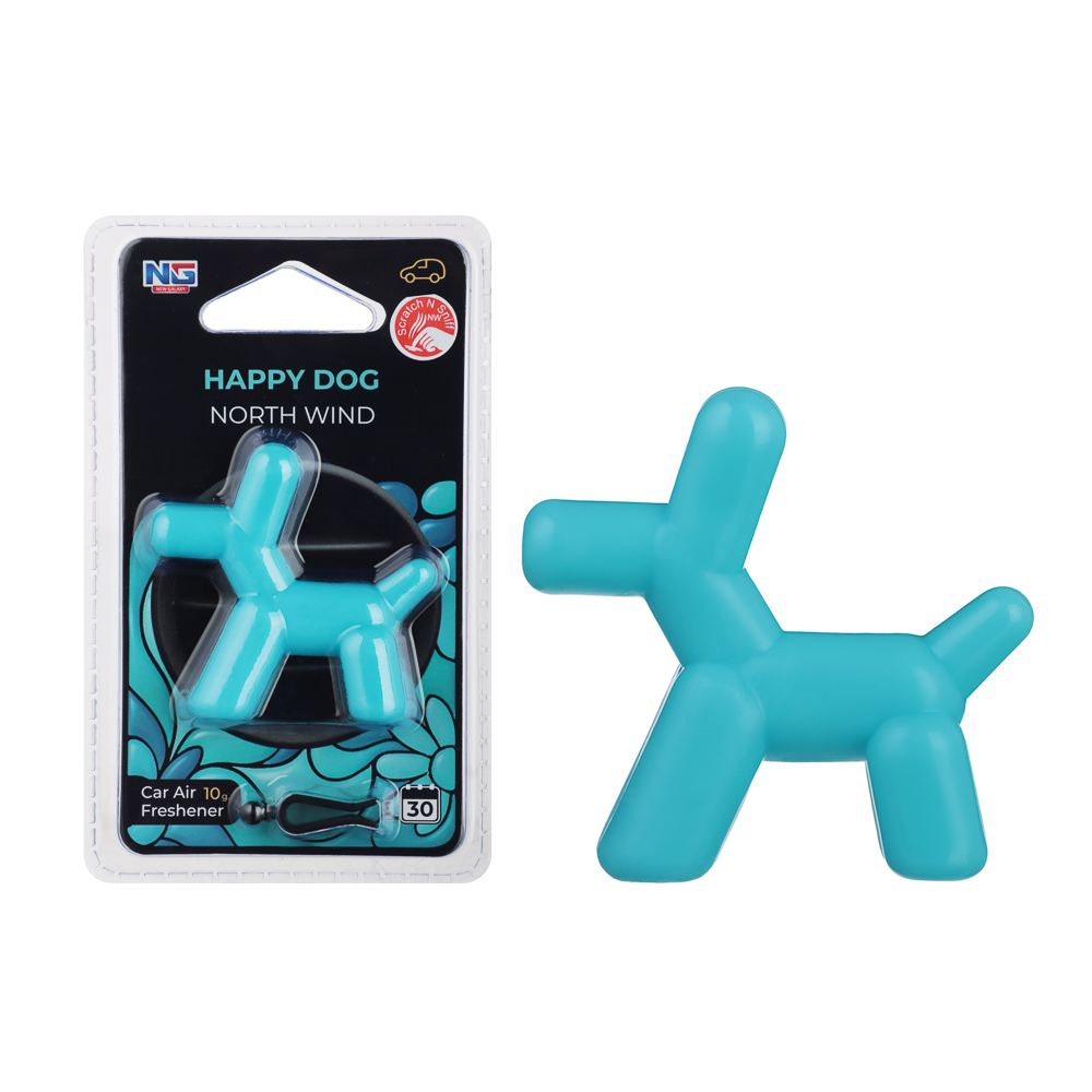 NEW GALAXY Ароматизатор на дефлектор 10гр.,Happy Dog фрукт. сад,сладк.вишня,черн. бархат,север.ветер - #5