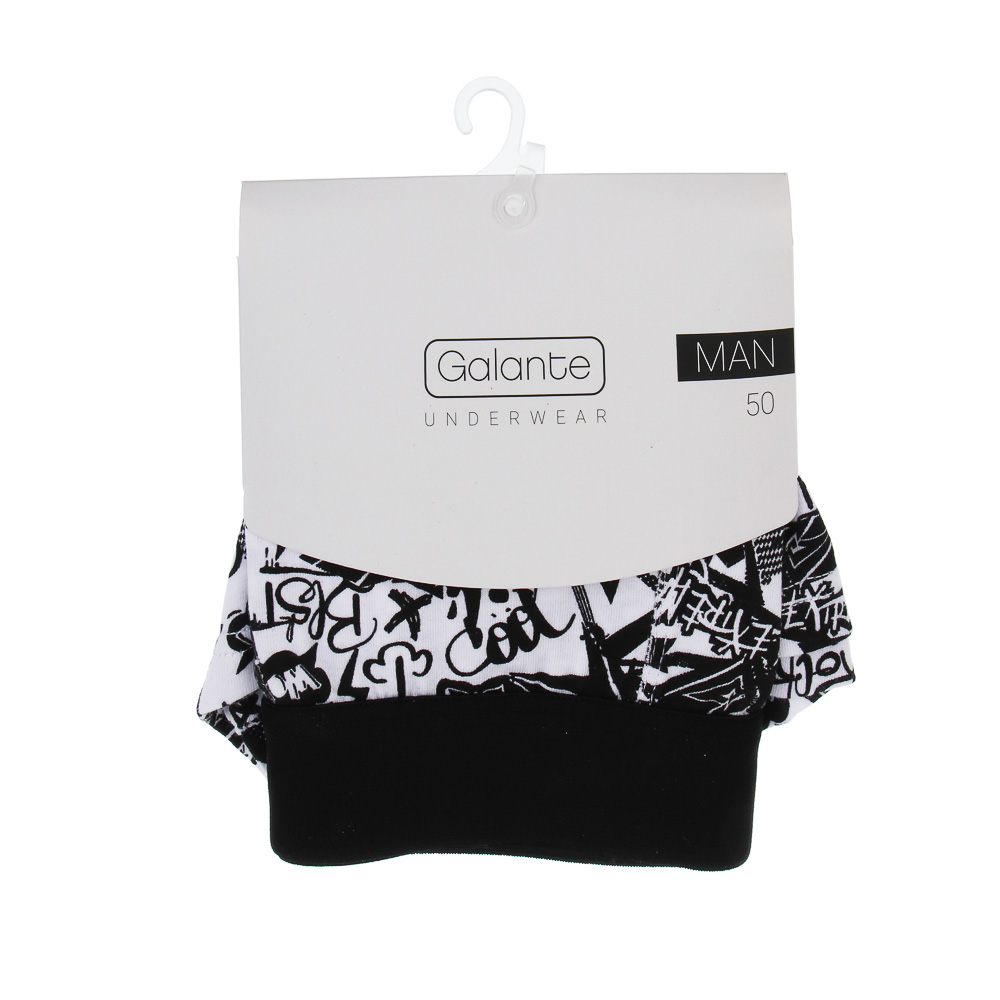 GALANTE Трусы-боксеры мужские с рисунком, р.50, 95% хлопок, 5% спандекс, разноцветные, НБ25-1 - #4