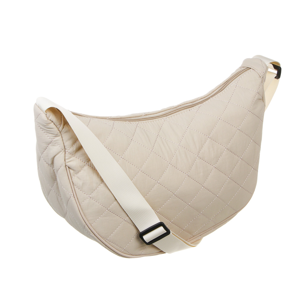 Сумка стеганая на молнии с длинным ремнем тм ЮL Фридом, полиэстер, 34х21х12 см, 3 цвета - #4