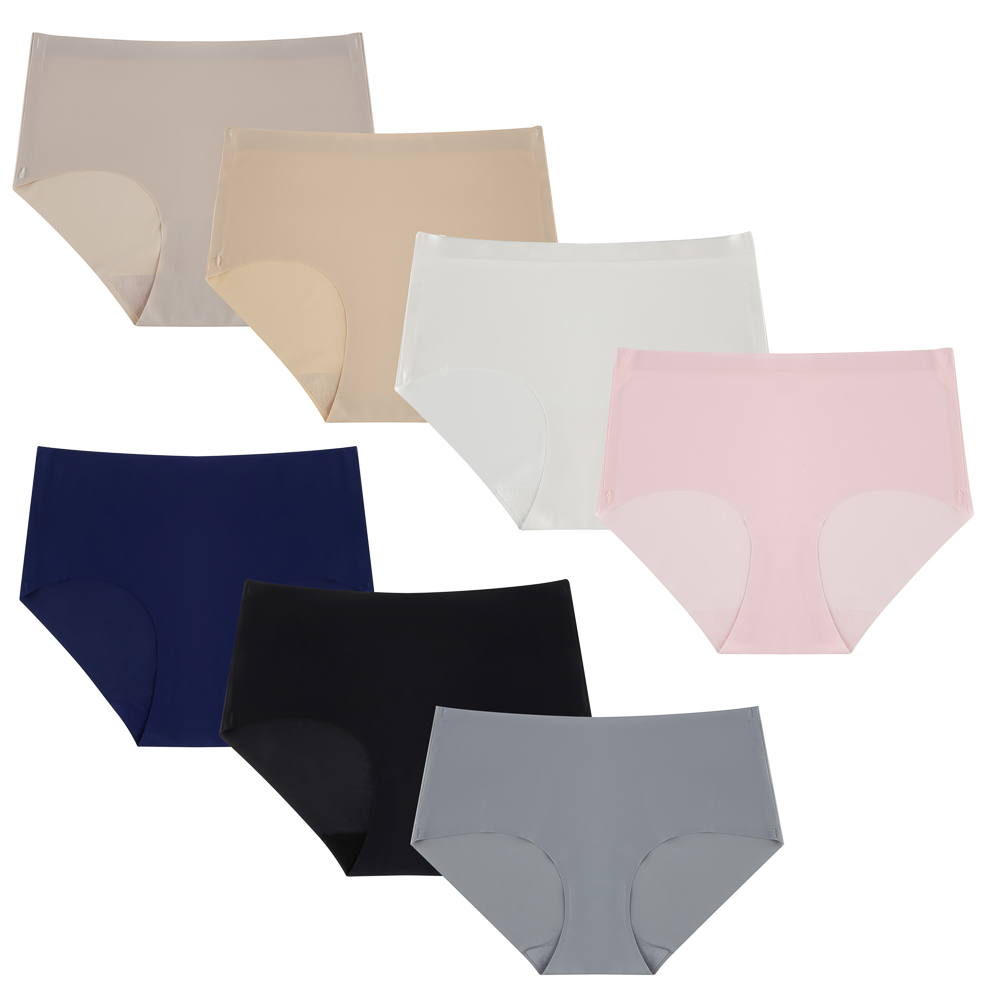 Трусы женские бесшовные слипы, р. 54, 85% нейлон, 15% спандекс, ластовица 100% хлопок - #1