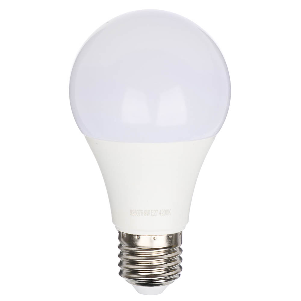 Лампа светодиодная PROMO, А60 9W E27 750lm 4200K - #1
