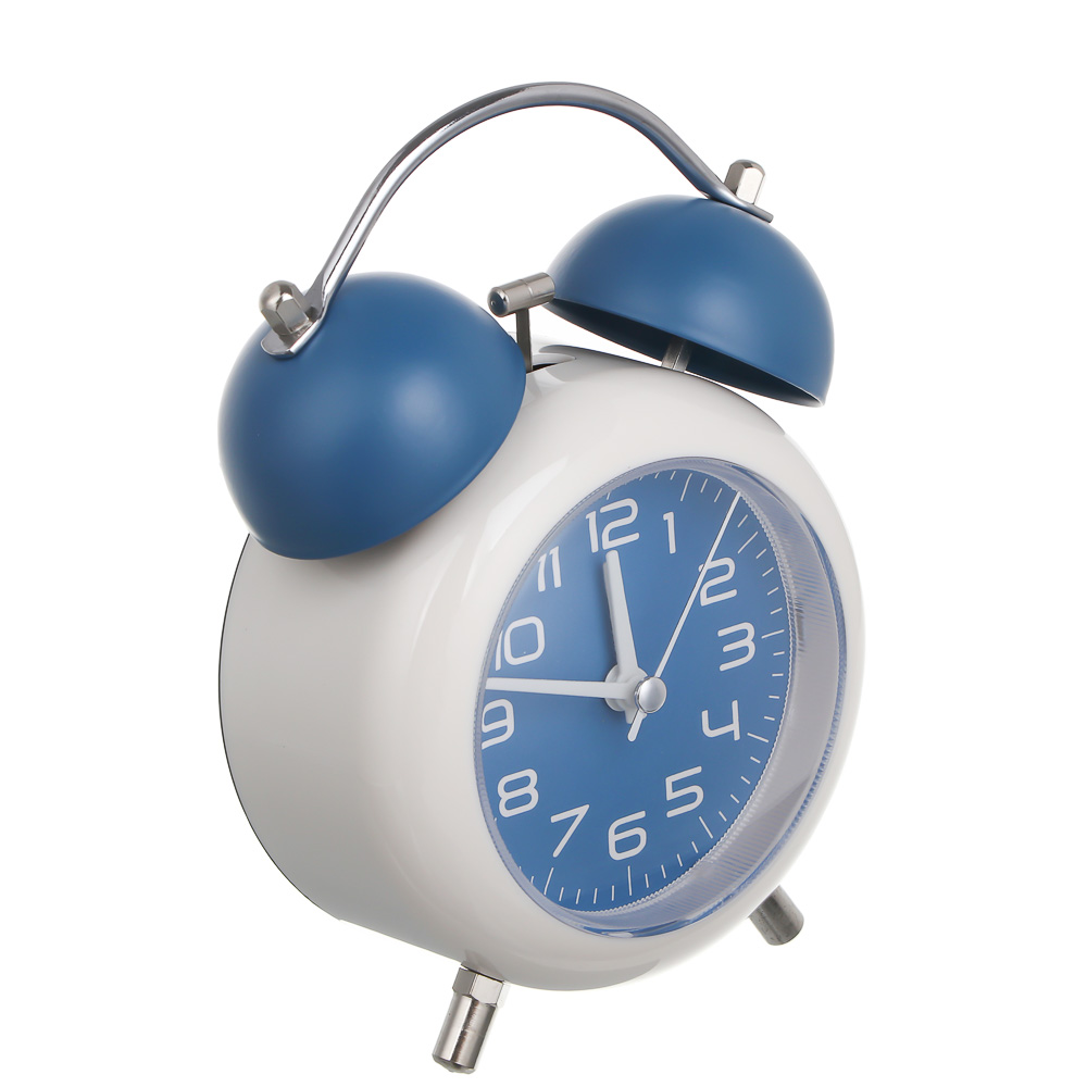 Будильник тм LADECOR CHRONO 10,5x5,5x15,5 см, пластик, металл, 1xAA, 4 вида - #3