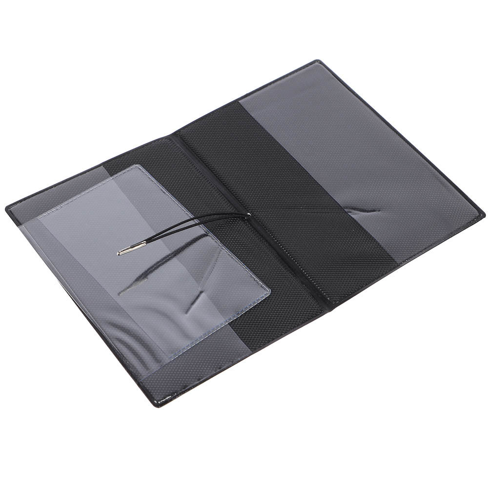 Обложка для паспортатм ЮL с отд.для карт и удерживающей резинкой , ПВХ, 13,7х9,6см, 6 дизайнов, #2 - #13