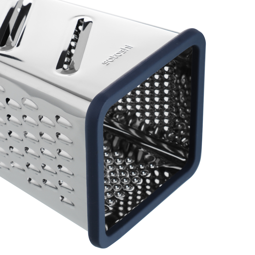 SATOSHI Ривьера Терка 4-х сторонняя с контейнером 20см, нерж. Сталь - #9