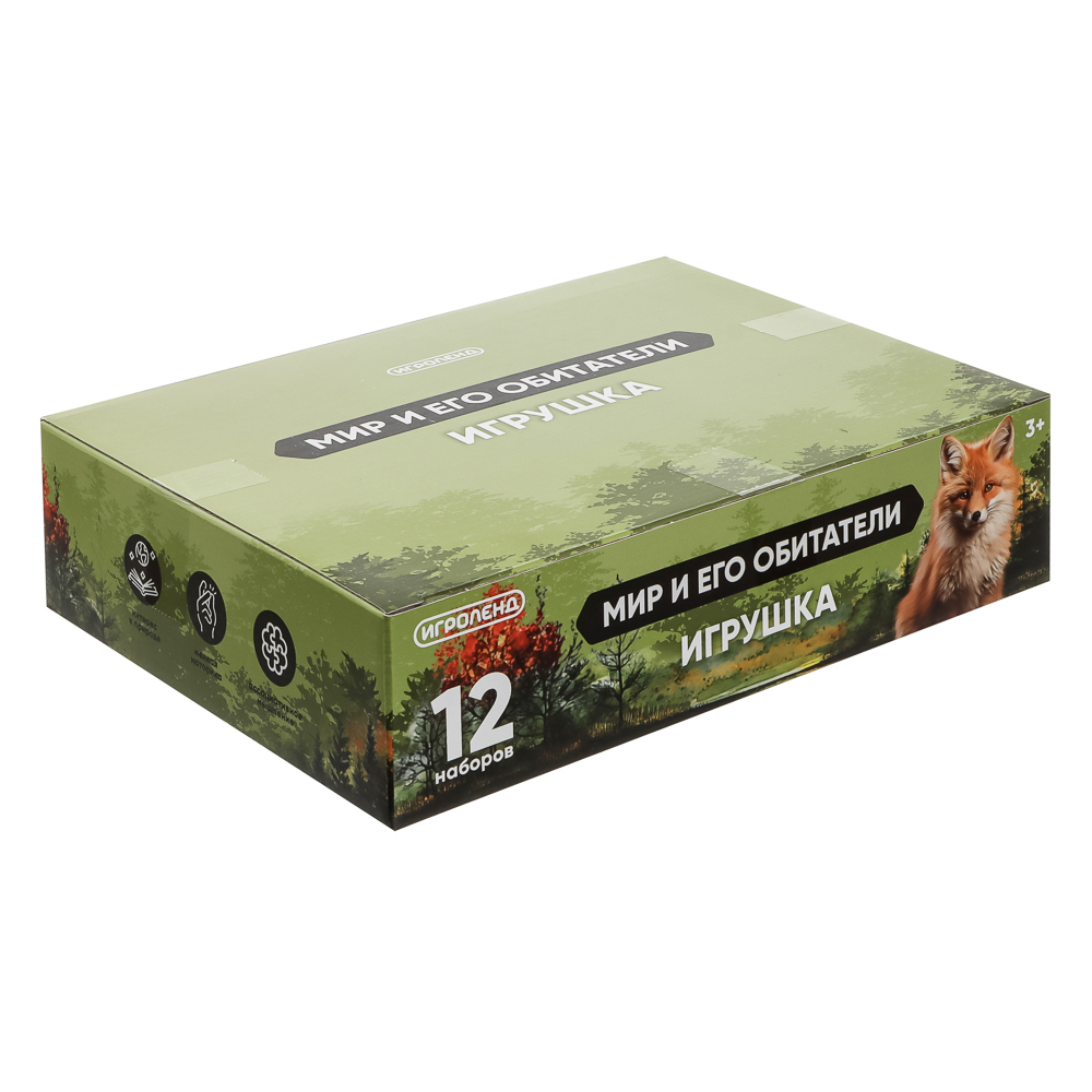 ИГРОЛЕНД Игрушка "Мир и его обитатели", PVC, 7x3,5x3см, 12 дизайнов - #8