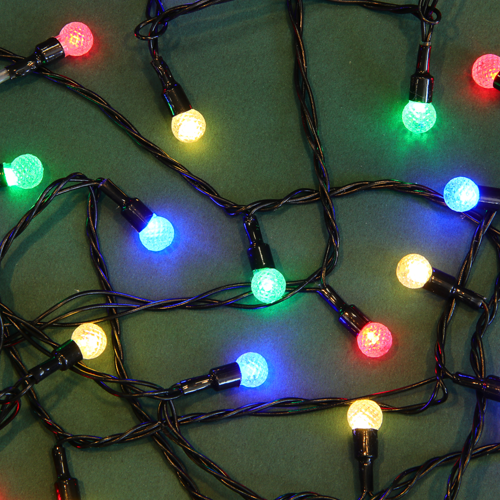 BY Гирлянда эл. вьюн улич, 20м, 160LED, шампань, пост.св., ПВХ зел, коннект, IP54, 220В (24В) - #1