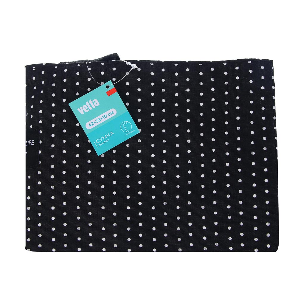 Сумка двухслойная тм VETTA, 80% хлопок, 20% полиэстер, 42x33x10 см, с двумя ручками - #8