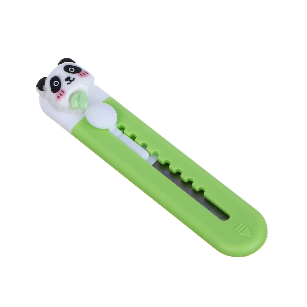 Нож канцелярский с фигуркой в форме панды, 9,3х1,8х1,5см, 2 дизайна - #2