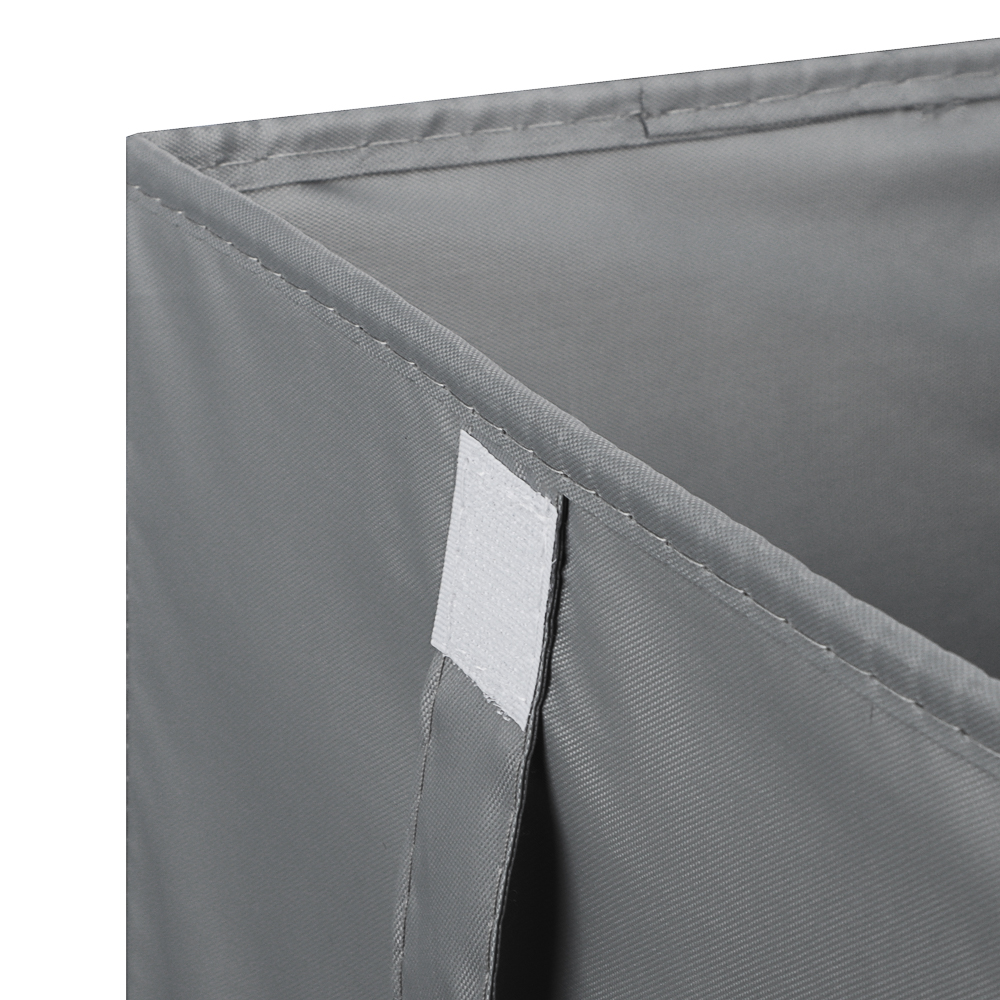 VETTA Короб с крышкой, с прозрачным окном, 25х35х15см, Швеция, полиэстер, серый - #4