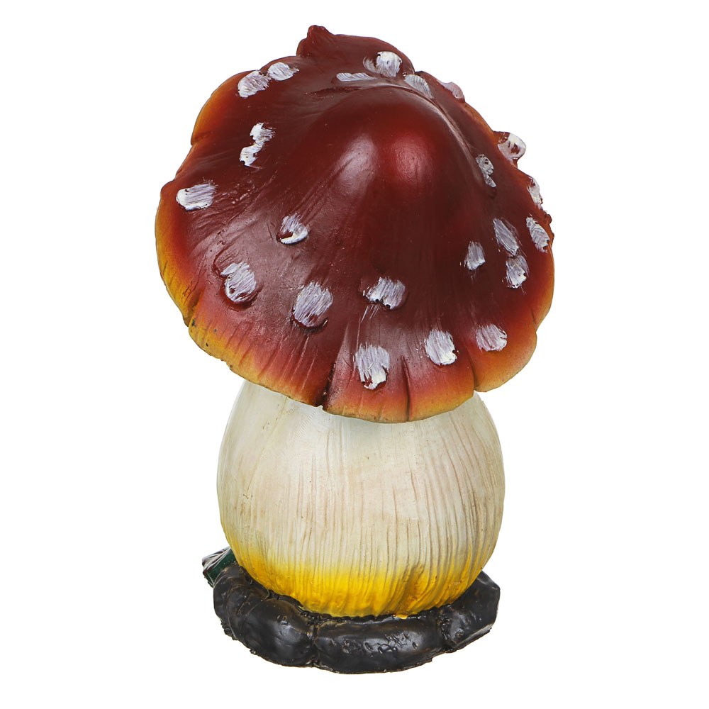 INBLOOM Фигура садовая "Веселый гриб и грибная поляна", h16-17см, полистоун, 2 дизайна - #3