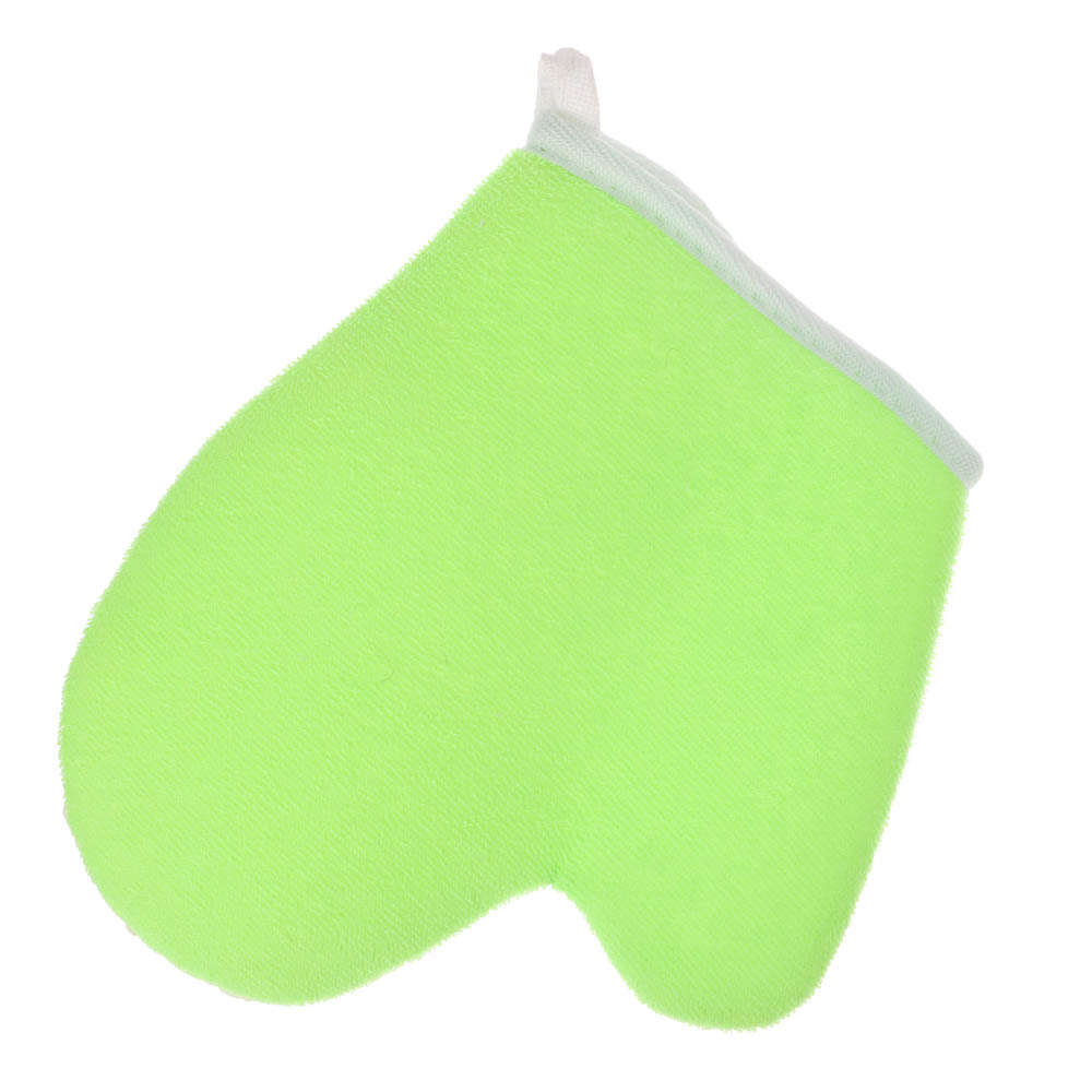 ЮL Мочалка варежка банная, сизаль, полиэстер, поролон, 21,5х18см, 3 цвета, МЭ24-02 - #8