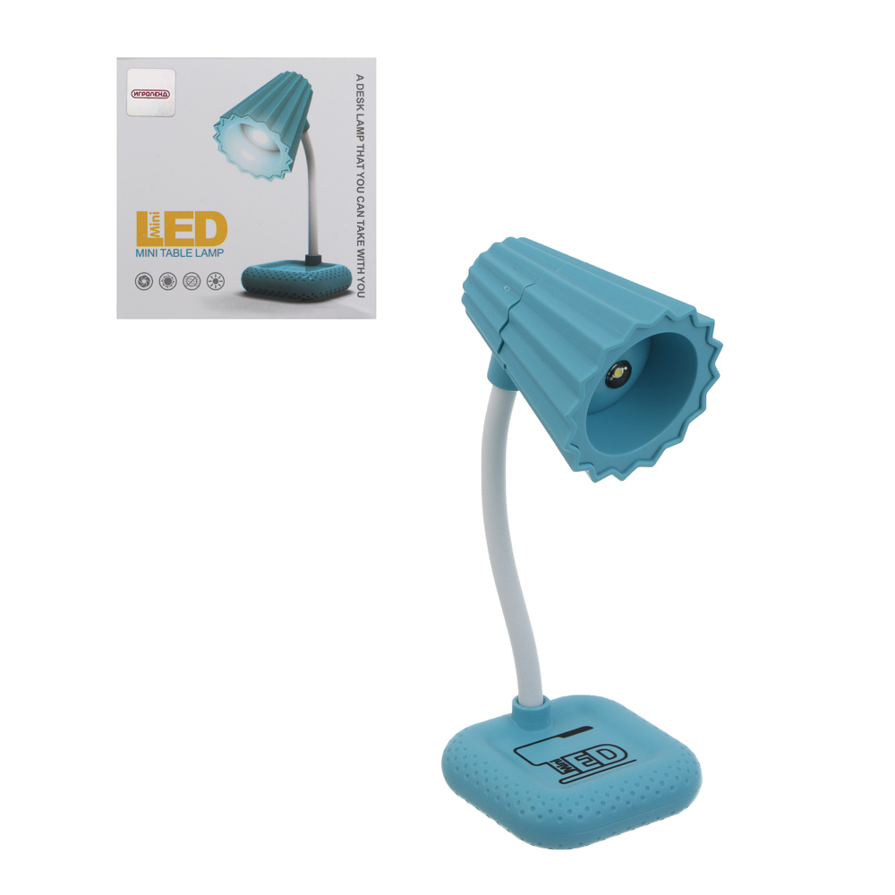 ИГРОЛЕНД Фонарик-мини "Лампа" с магнитом 3,8х3,8х8,5 см, пластик, 3xLR41, 6 цветов - #1