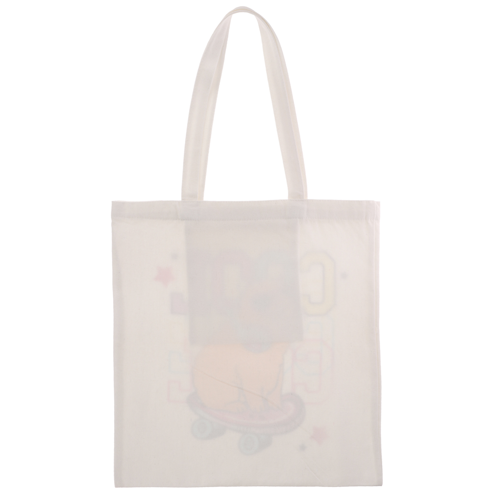 Сумка-шоппер, "Панды/Капибары", 38x42см, длина ручек 58 см, внутр. карман, полиэстер, 6 дизайнов - #7