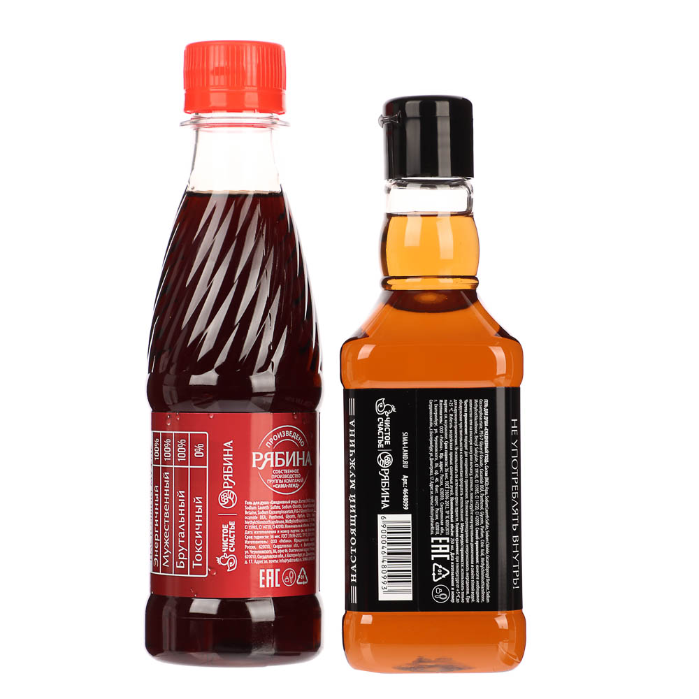 Подарочный набор мужской "Крутой мужик": гель для душа виски, гель для душа кола, 2х250мл - #3