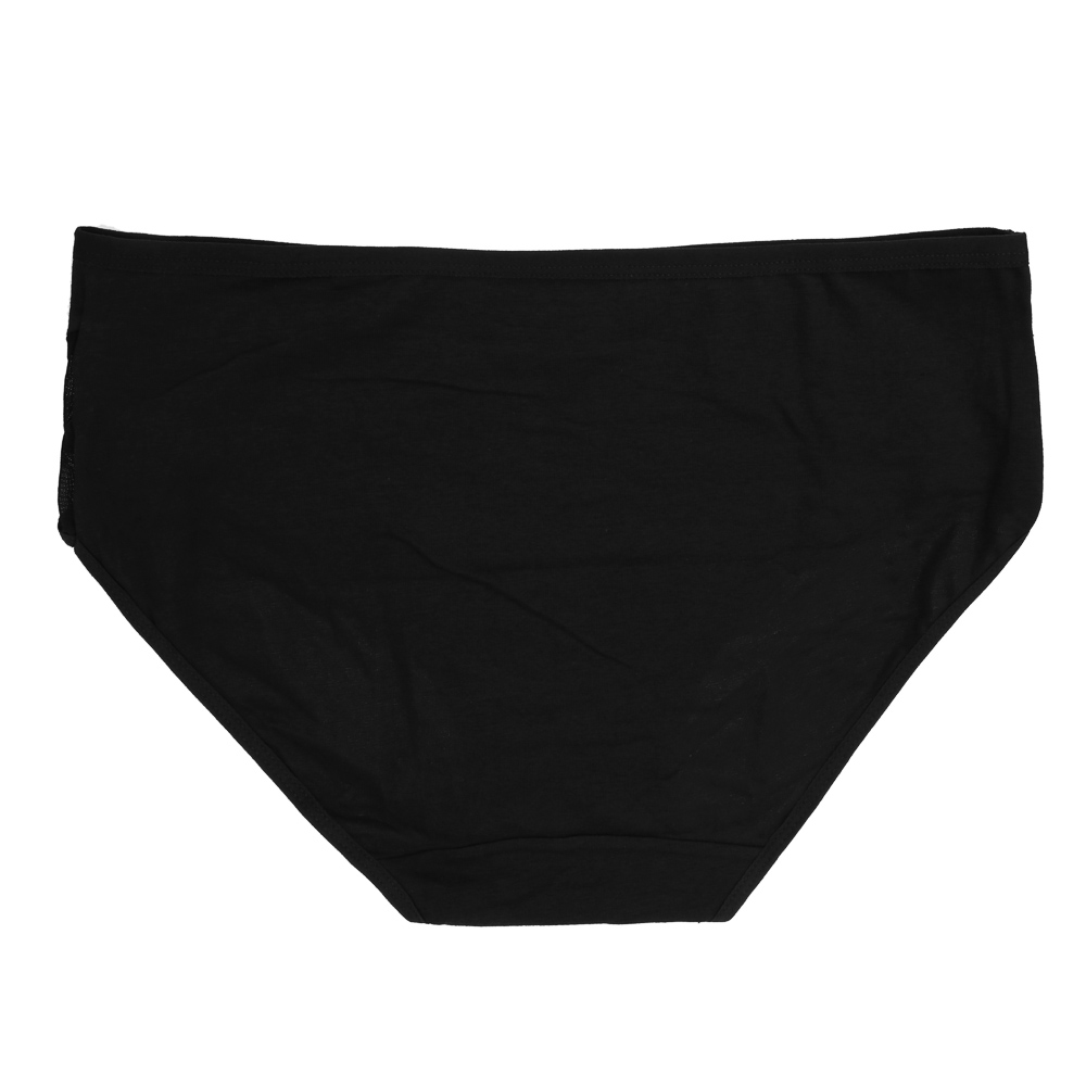 GALANTE Трусы женские макси с декором, р.52, 95%хлопок, 5%спандекс, черный, НБ25-15 - #3