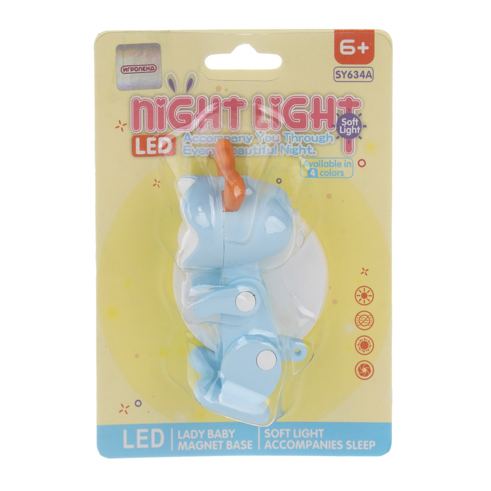 ИГРОЛЕНД Фонарик-мини "Питомец" 6,3x3,25x6,25 см, пластик, 3xLR41, 2 вида - #3