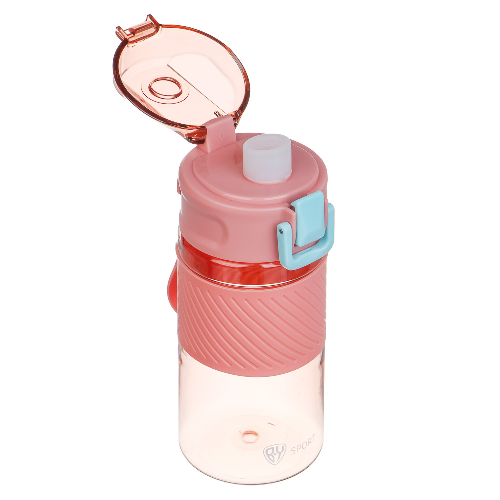 Бутылка спортивная для воды с силиконовым поильником тм BY SPORT, 500мл, 18,5x8,5см, 500мл, PC, 2 цв - #4