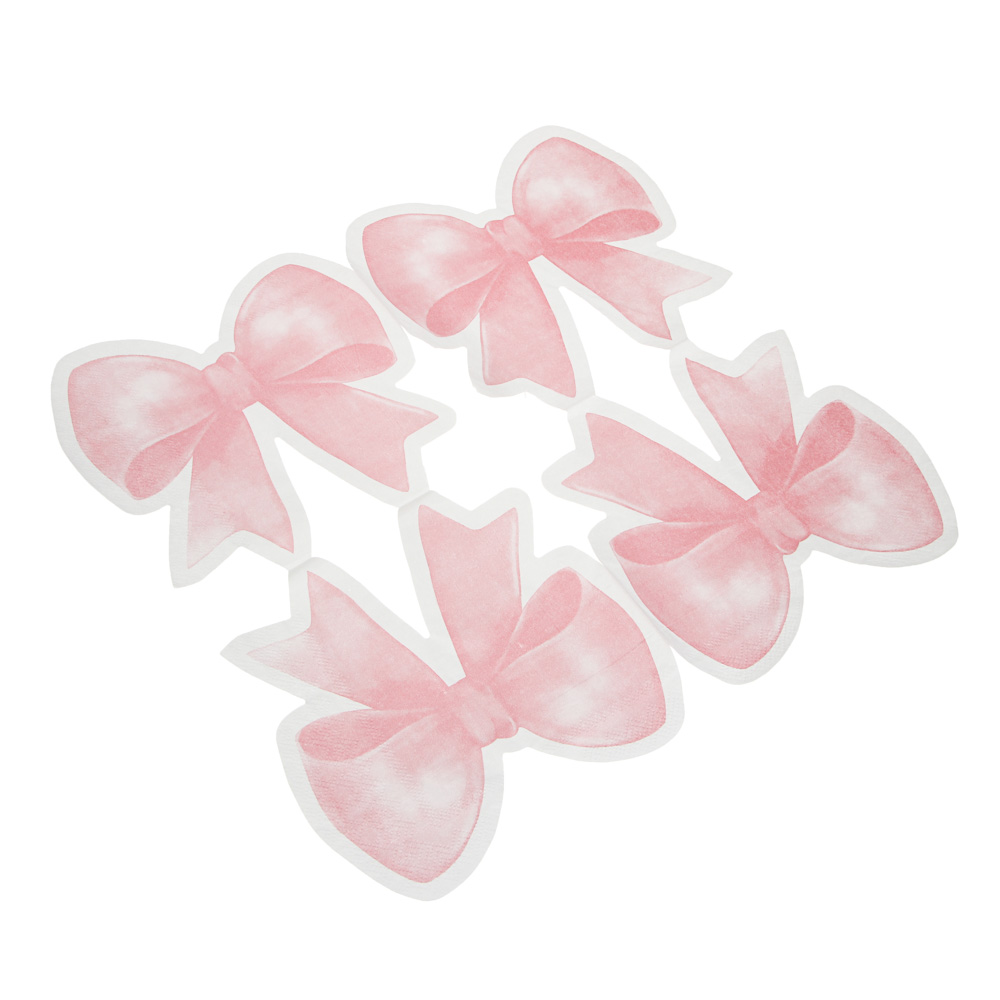 Набор салфеток бумажных "Бант", бумага, 20 шт, 13x14 см - #4