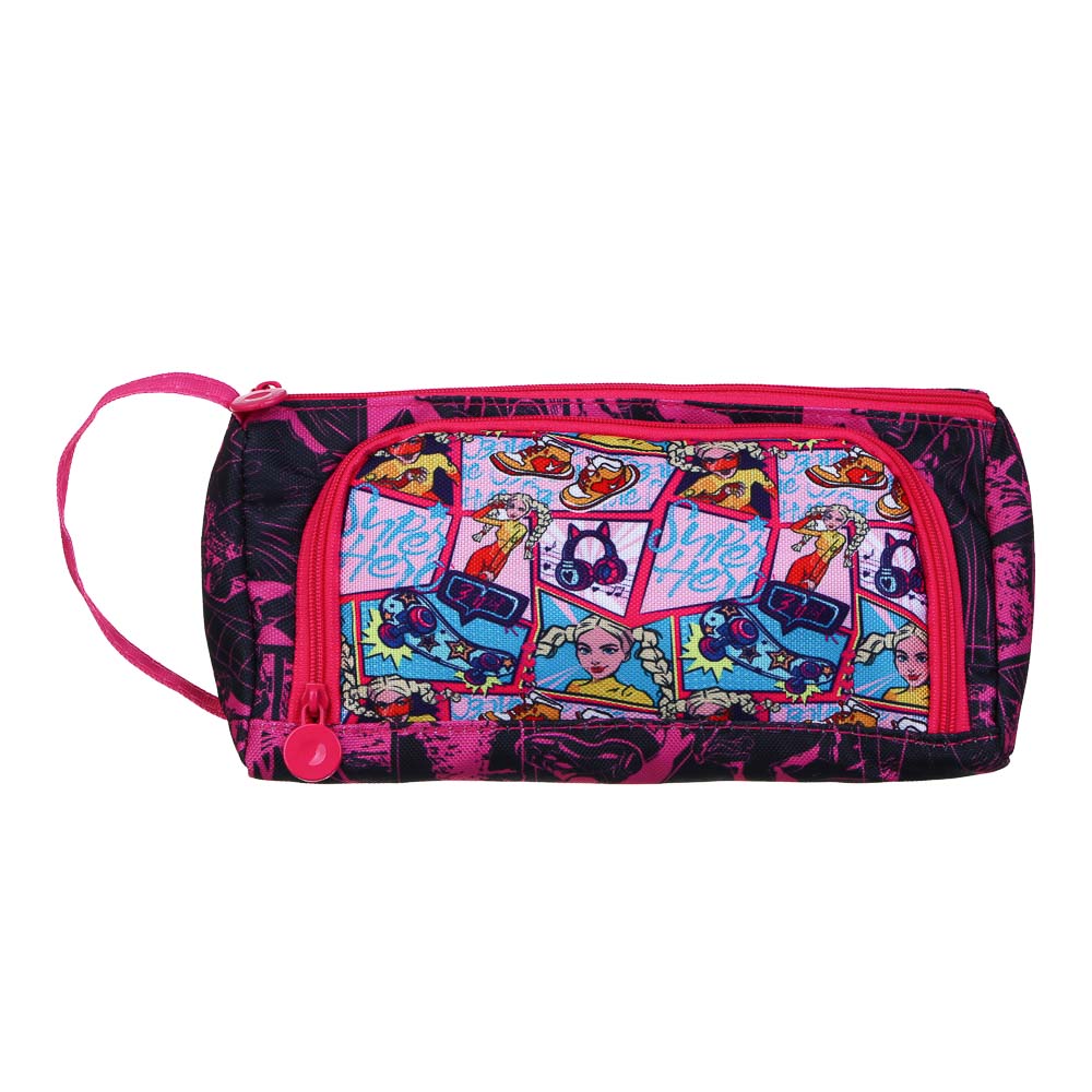 BY Русские Супергерои Пенал треугольный 20,5х10х8см, "Заря", 2 отделения, объемный до 70 предметов - #2